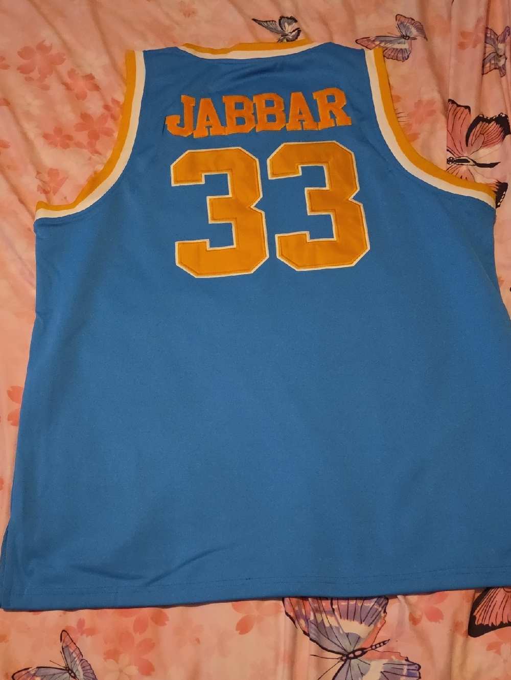 Blue and Gold '33' Basketball Jersey - JABBAR